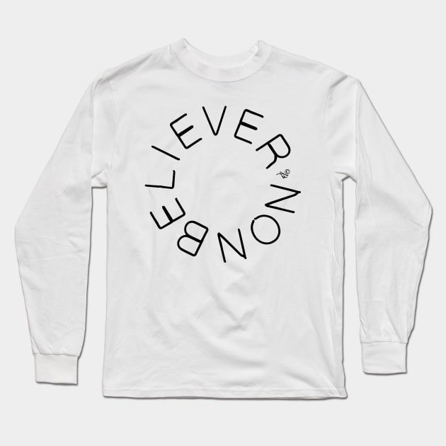 Nonbeliever circle Long Sleeve T-Shirt by TaizTeez